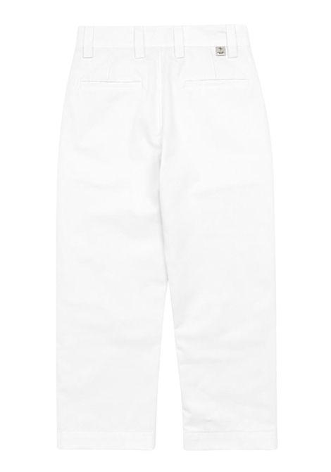 Pantalone bambino bianco in cotone Manuel Ritz | 3388BIANCO